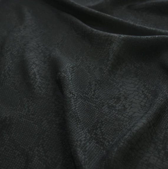 Jacquard cupra cupro fabric by the yard
