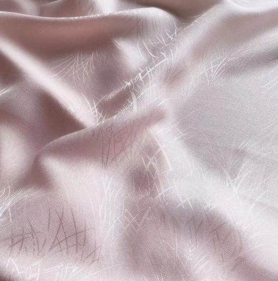 Multi color options Jacquard silk fabric by the yard