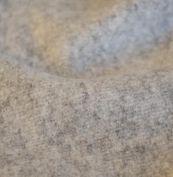 Knit wool fabric by the yard