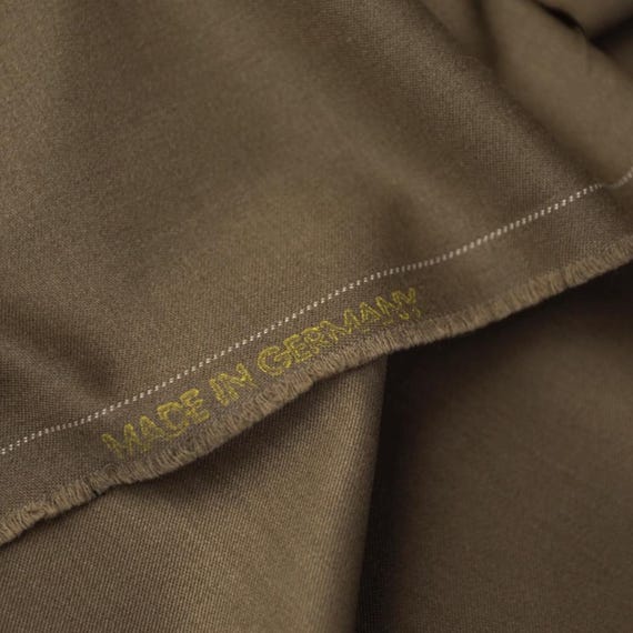 Worsted Wool fabric by the yard SUITING Fabric