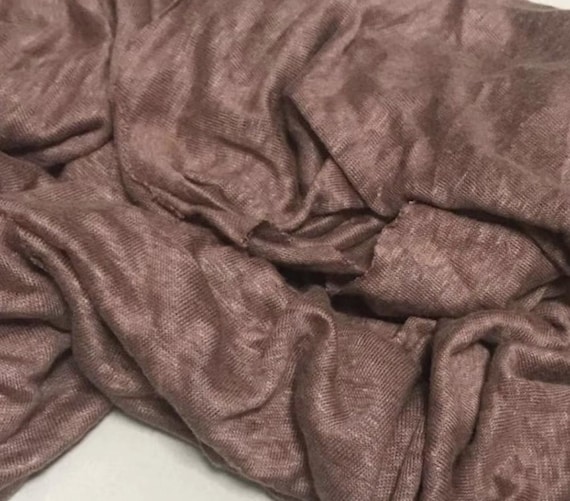 Knit linen jersey fabric by the yard