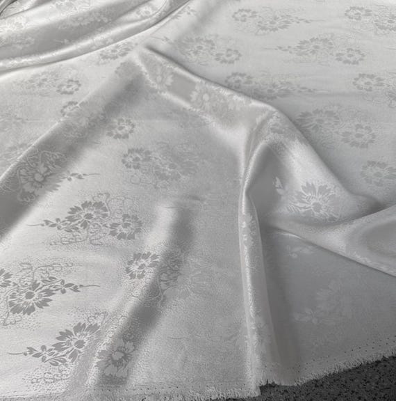 Jacquard Triacetate fabric by the yard