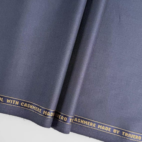 Worsted wool fabric by the yard