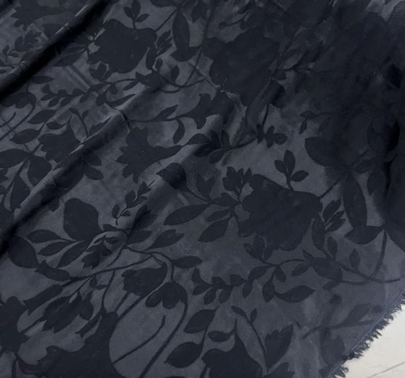 Jacquard Linen Viscose fabric by the yard