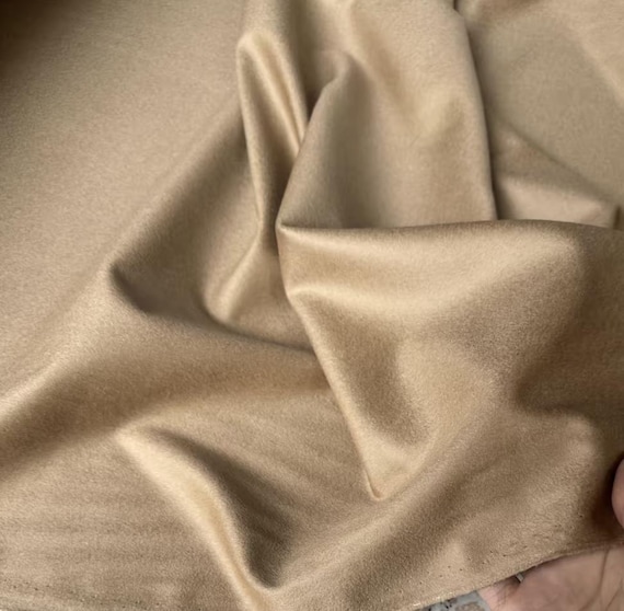 Cashmere wool fabric by the yard