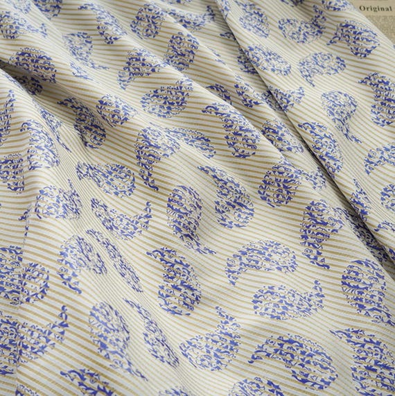 Jacquard brocade fabric by the yard