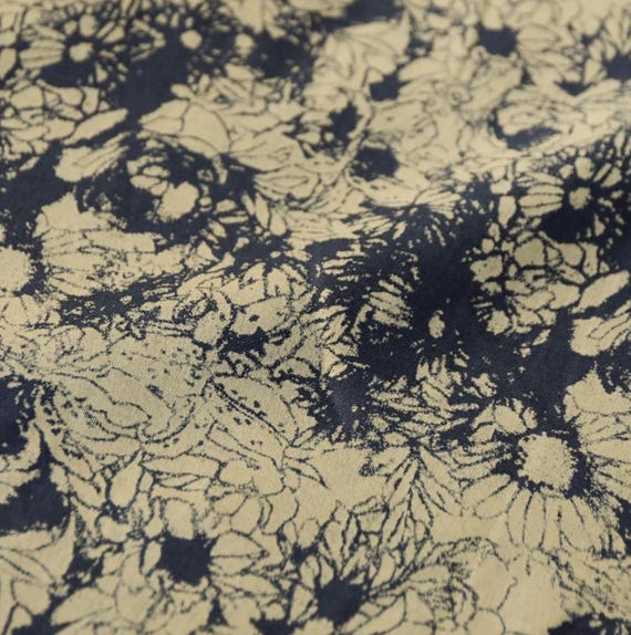 Print Linen fabric by the yard
