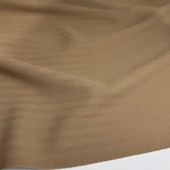 Herringbone wool fabric by the yard