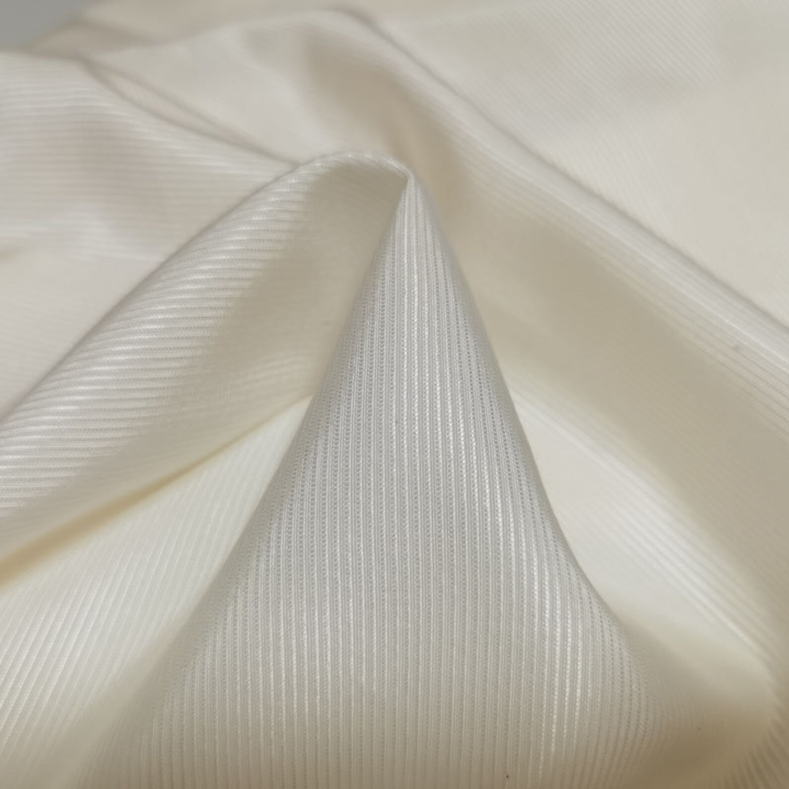 Ribbed textured striped silk cotton fabric by the yard Etsy