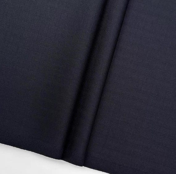 Striped Worsted Wool fabric by the yard SUITING Fabric