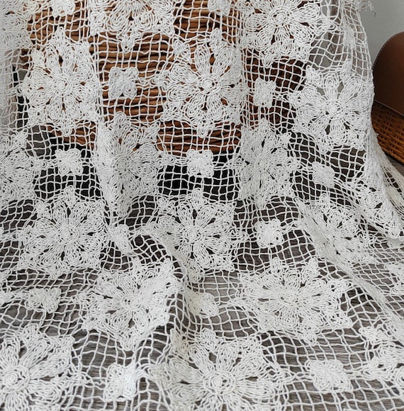 Embroidery cotton fabric By the yard