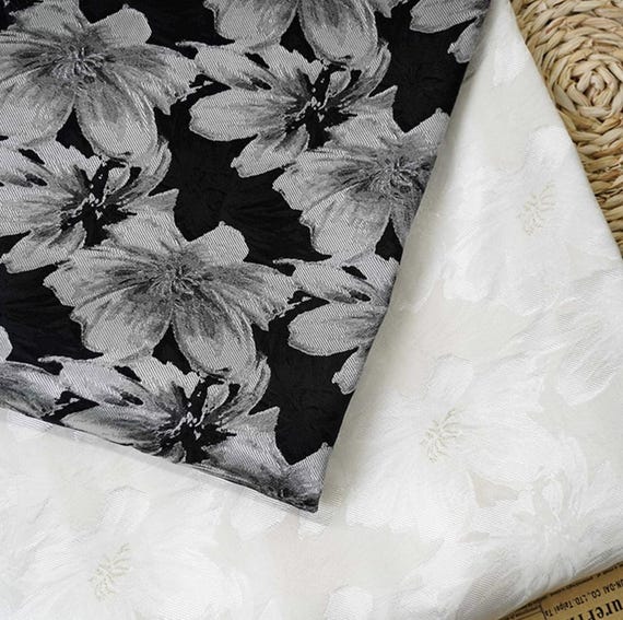 Multi Color Options Jacquard brocade fabric by the yard