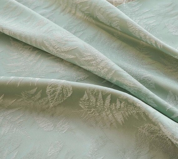 Jacquard brocade fabric by the yard