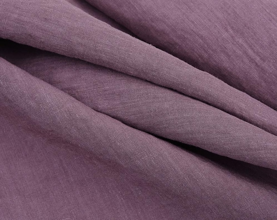 Hemp Linen fabric by the yard Multi Color Options