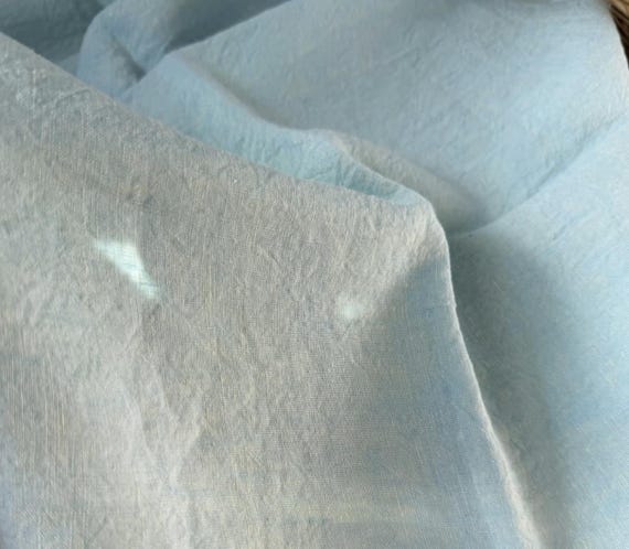 Yarn dyed iridescent linen fabric by the yard