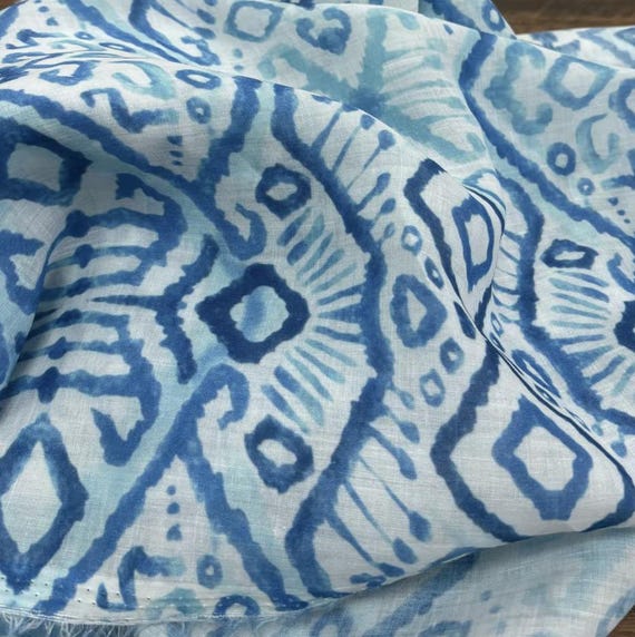 Print ramie fabric by the yard