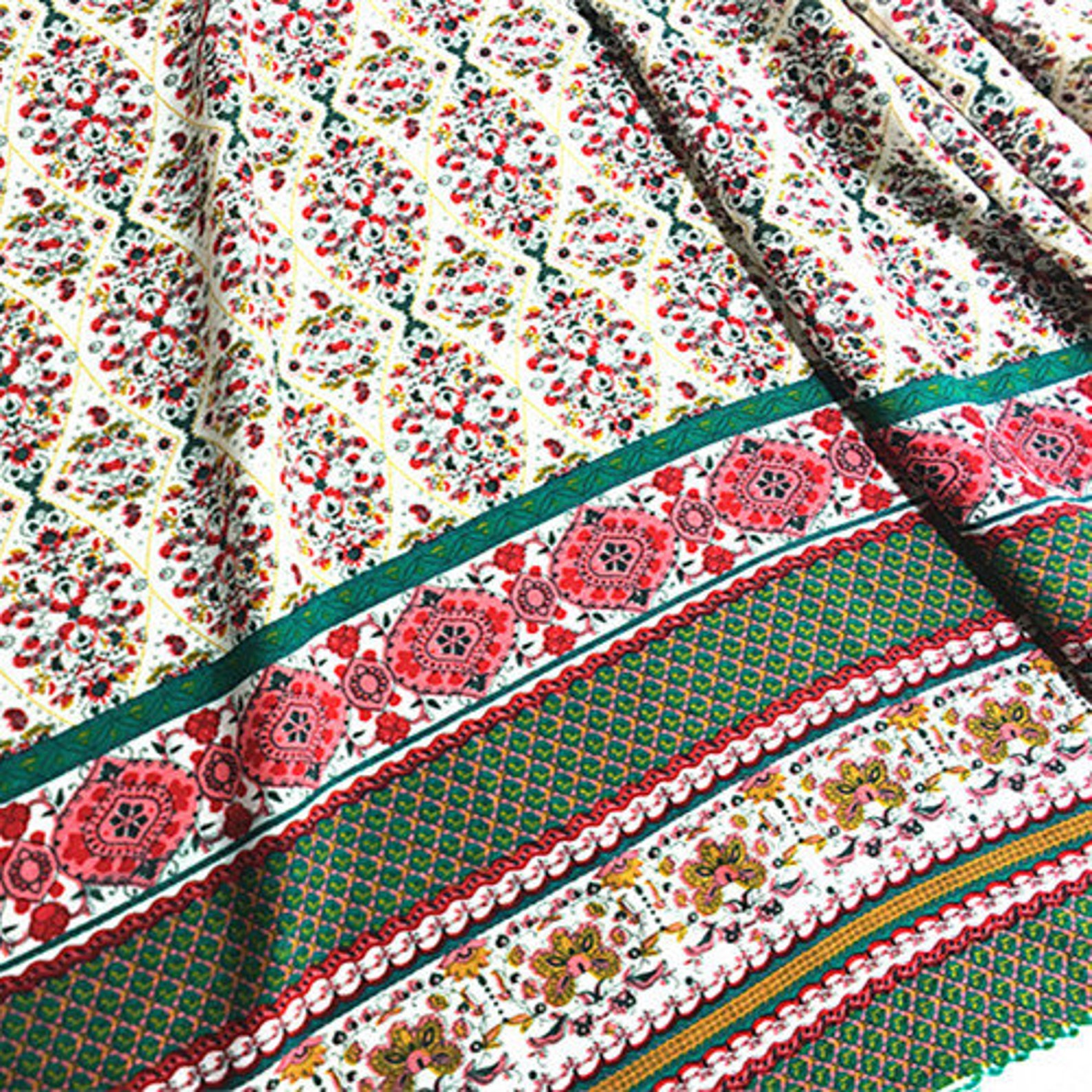 Print viscose fabric by the yard Etsy