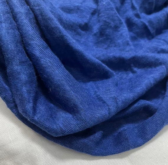 Knit linen fabric by the yard