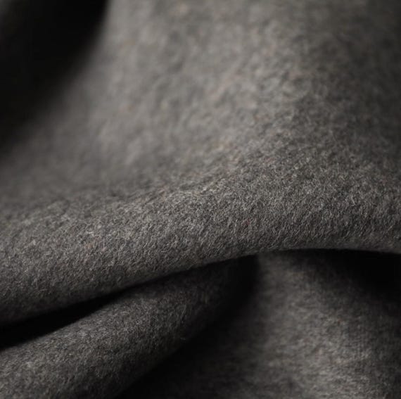 Double Sided wool fabric by the yard