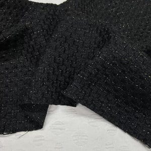 Tweed wool fabric by the yard