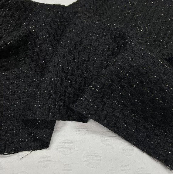 Tweed wool fabric by the yard