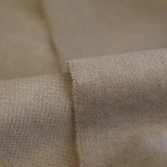 Double Sided Wool fabric by the yard