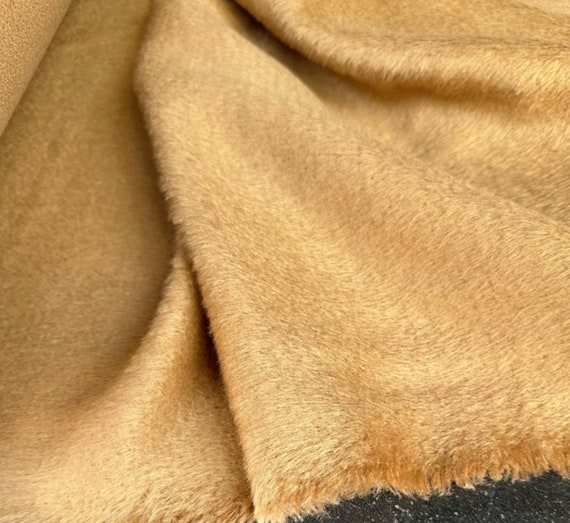 Alpaca wool fabric by the yard