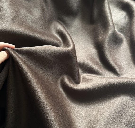 Silk wool fabric by the yard