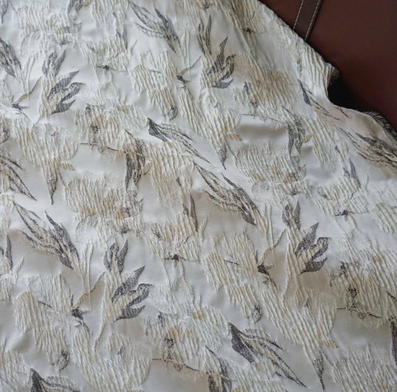 Jacquard brocade fabric by the yard