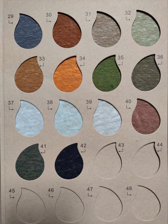Knit linen fabric by the yard