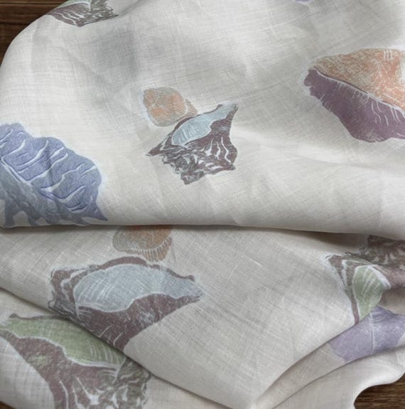 Print ramie fabric by the yard