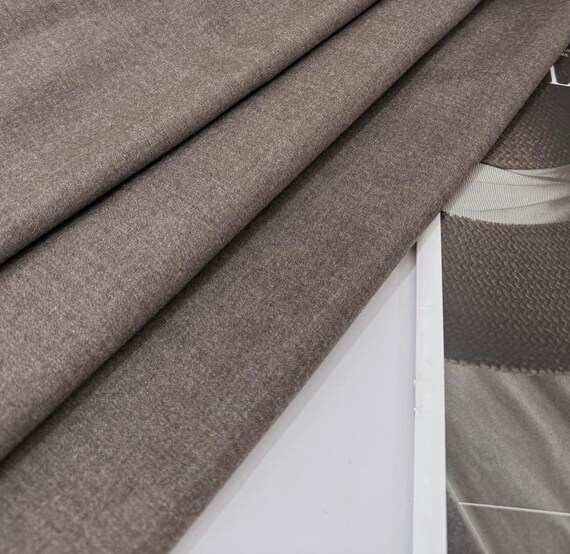 Worsted Wool fabric by the yard