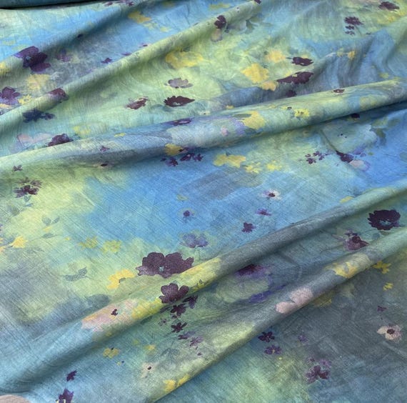 Print Linen fabric by the yard