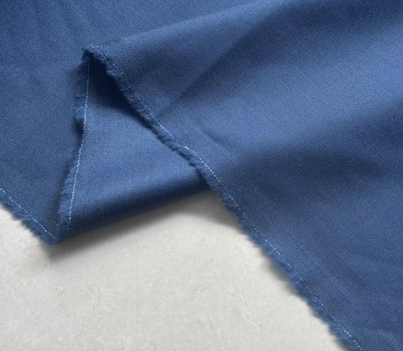 Worsted wool fabric by the yard