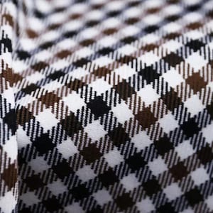 Plaid Wool fabric by the yard