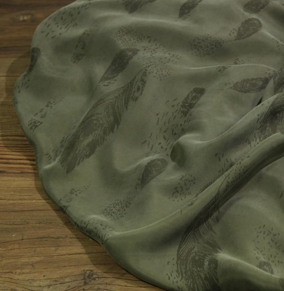 Print cupra fabric, Print cupro fabric by the yard