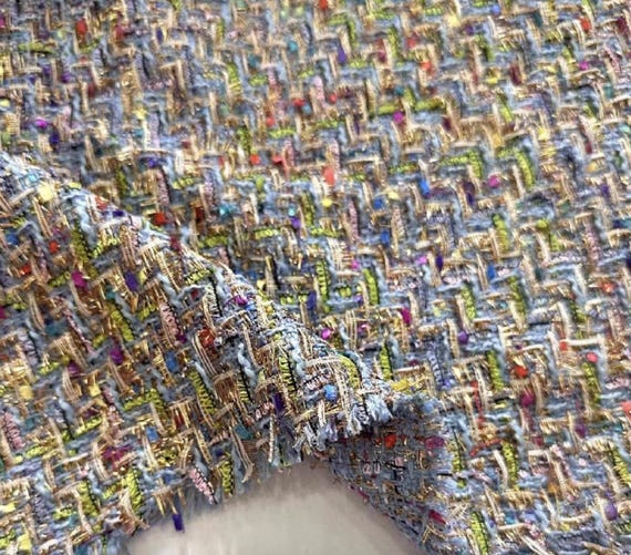 Tweed fabric by the yard