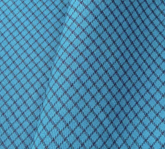 Plaid Tussah silk fabric by the yard