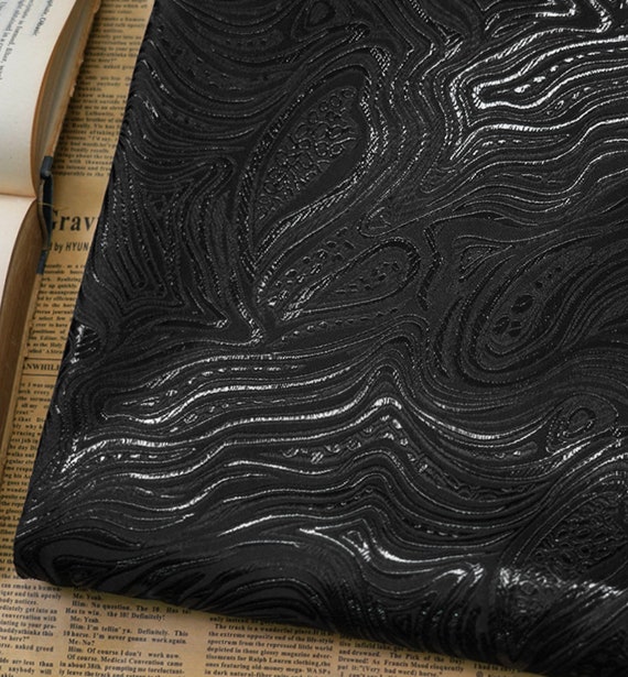 Jacquard brocade fabric by the yard
