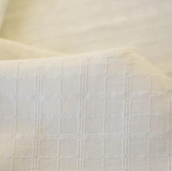 Jacquard Plaid cotton fabric by the yard