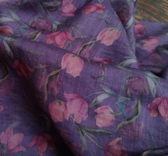 Print ramie fabric by the yard