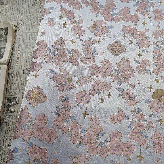 Jacquard brocade fabric by the yard