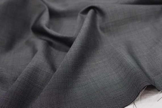Silk wool fabric by the yard