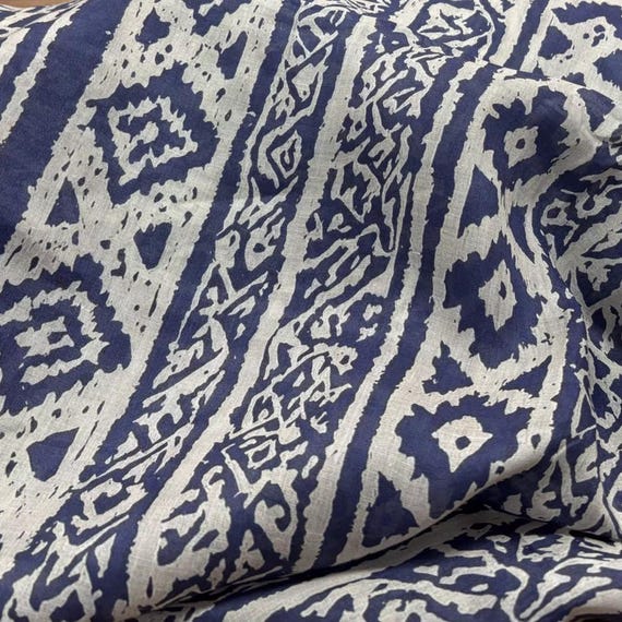 Print ramie fabric by the yard
