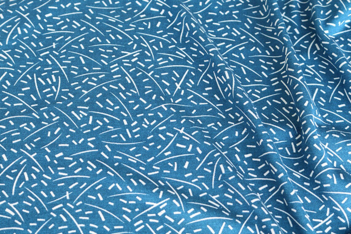 Print Knit silk jersey fabric by the yard Etsy