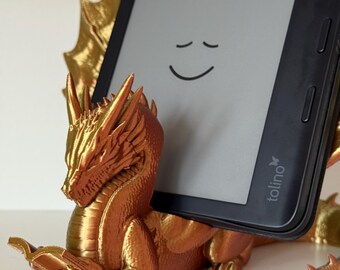 Reading Dragon E-Reader Holder | Book Holder | CraftyKid3D