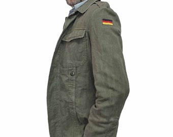 Camisa militar masculina Moleskine