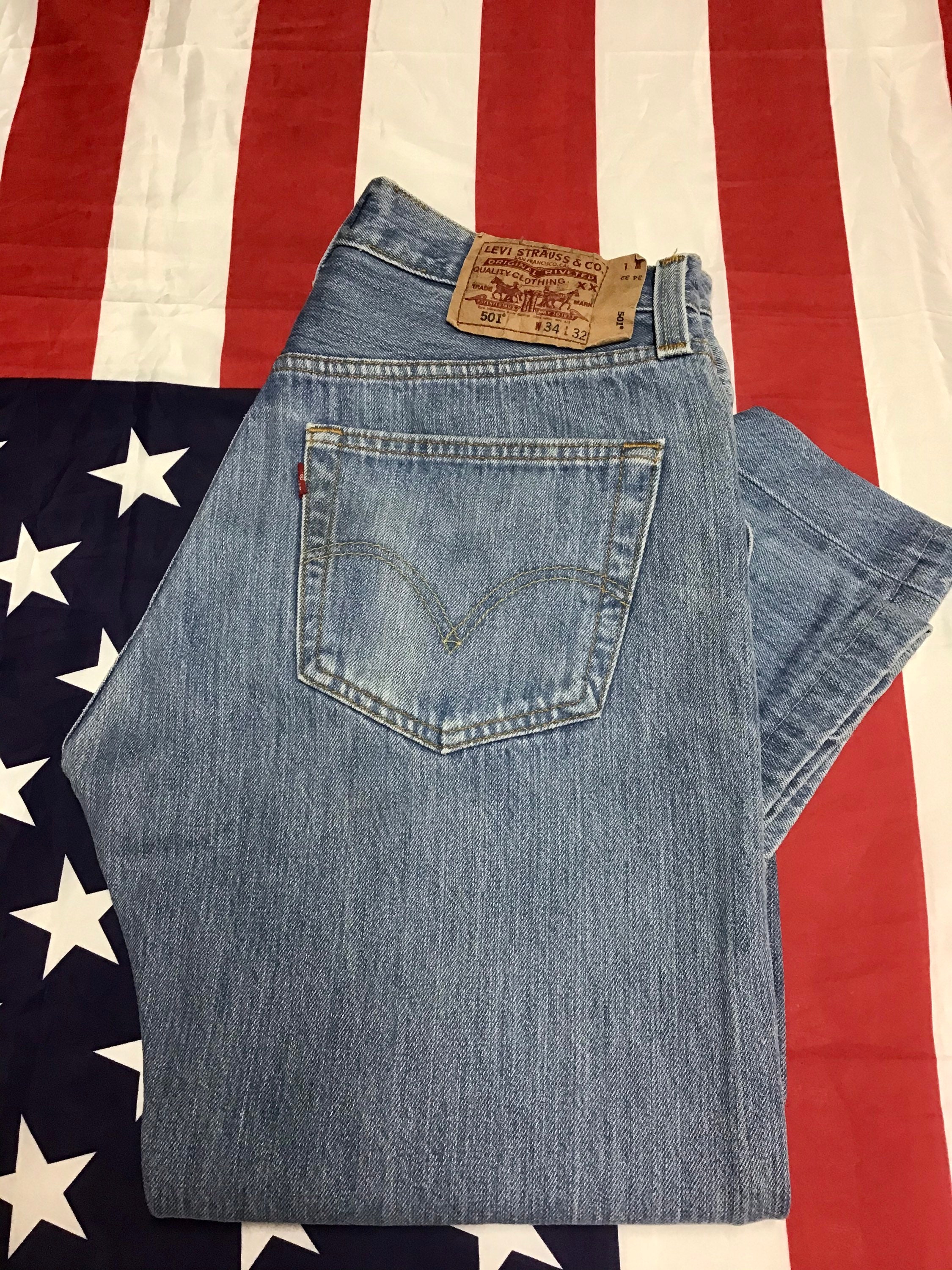 Vintage Levis 501. Size 34x32 | Etsy 