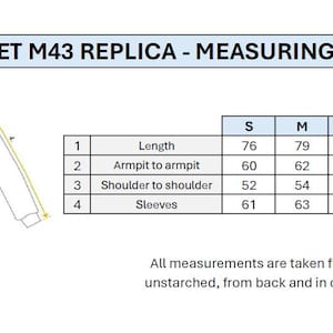 FIELD JACKET M43 REPLICA image 8