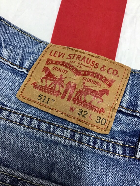 LEVI'S 511 MENS Sz 32x30 Slim Fit Denim Jeans Steel Grey 045111299 A1607  $28.79 - PicClick